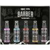 Barber Marmara Graffiti Mix Eau de Cologne Gift Set for Men 5 x 50ml | Mini Turkish Barbershop Aftershave Sprays with Fresh Woody Citrus Scents. Long Lasting Travel Size Fragrances.