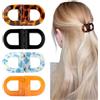 ZXTGBQ Set Di 4 Fermagli Magnetici Per Capelli Donna, A Forte Tenuta, Antiscivolo, Hair Clips Antiscivolo A Tenuta Forte, Per Acconciature Quotidiane E Styling Rapido, Design 2 In 1 Adatto Tutti I Tip
