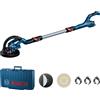 Bosch Professional: Levigatrice a gesso Giraffa GTR 550 (550 W, 1 set di dischi abrasivi, 1 carta vetrata, 3 morsetti per cavi, valigetta)