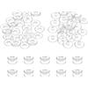 PATIKIL 24 Set M5x2.5mm Perno Di Plastica Per Rilegatura Trasparente | Perni Chicago A Pressione In Plastica Per Rilegatura Rivetto Bottone Per Album Fotografici Scrapbook Pelle