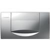 Geberit Plaque de fixation Geberit 200F, rinçage-arrêt-rinçage, 115.222.46.1, 115.222.46.1, Colorazione: Cromato opaco