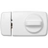Abus 532702 7010 W - Serratura supplementare per porta con manopola interna, colore: Bianco