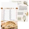Calendario Trimestrale 12 fogli a tema Pane 28,8 x 47 cm personalizzate o neutre