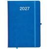 Agenda con porta penna giornaliera in poliuretano riciclato 14,5x21 cm personalizzate o neutre