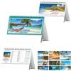 Calendario da tavolo personalizzabile Tropical 19x14,5 cm personalizzate o neutre