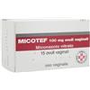 Teofarma Srl Micotef 100mg Antimicotico 15 Ovuli Vaginali