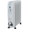 DCG Radiatore ad Olio 9 Elementi Potenza 2000W Termostato Regolabile 4 Ruote DCG