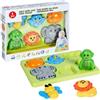 BAKAJI Puzzle Animali Gioco Prima Infanzia Neonato 6 Pz Giocattolo Bambini Educativo