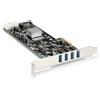 StarTech Scheda PCIe USB 3.0 4 Porte, 5Gbps, UASP (PEXUSB3S44V) | USB 3.2 Gen 1, Alimentazione SATA e LP4, Scheda di Espansione