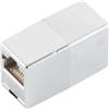 1aTTack.de 1x - Presa Western 8-8 Crossover metallizzato 0,2m Giunto RJ45 a giunto RJ45 8 posizioni 8 contatti rame placcato oro