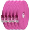 1aTTack.de 3 metri - magenta - 5 pezzi - Cavo di Rete Ethernet Cat6 Piatto Lan Gigabit RJ45 Cat 6 compatibile Cat5 Cat5e Cat7 Cat8
