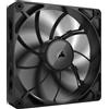 CORSAIR iCUE LINK RX140 MAX 140mm PWM Ventaglio Spesso - Alta Pressione Statica - Polimero a Cristalli Liquidi - Cuscinetto Magnetico a Cupola - Ventola Singola - Nero