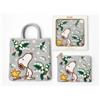 LIMEILER FEILER x Peanuts Snoopy Ciniglia Tote Bag Pouch Fazzoletto Set