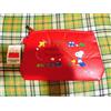 Familiare borsa da viaggio vintage Snoopy Woodstock rossa rara epoca Showa...