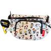 PEANUTS Snoopy All Over Print Waist Marsupio Body Bag CORDURA Materiale durevole