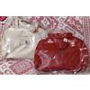 SNOOPY Borsone Snoopy Boston Bag Set 2 pezzi rosso beige da viaggio palestra...