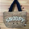 SNOOPY Borsa Snoopy Peanuts trapuntata Route modello fumetto nuova con etichette