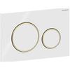 Geberit Placca di Comando Sigma 20 Round Bianco Con Anello Design Cromo Per Cassetta Geberit - 115.882.KK.1