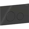 Geberit Placca di Comando Sigma 40 Round Vetro Nero Per Cassetta Geberit - 115.628.SJ.1