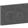 Geberit Placca di Comando Sigma 50 Round Ardesia Mustang Con Anello Desing Nero Cromo Per Cassetta Geberit - 115.651.JM.1