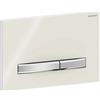 Geberit Placca di Comando Sigma 50 Square Grigio Sabbia Vetro Lucido Con Tasti Cromo Spazzolato Per Cassetta Geberit - 115.788.JL.2