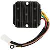 Drfeify Raddrizzatore di tensione 12V, regolatore per F650 1993-1998, sostituzione ad alte prestazioni, costruzione premium, efficienza avanzata, design professionale, protezione da sovratemperatura,