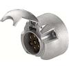 HELLA Presa corrente - 7a... poli - Attacco piatto ad innesto | Spina: Spina piatta - Alluminio - Alloggiamento in metallo - argento - DIN/ ISO: 1724 N-Typ - Quantità: 25 - 8JB 001 941-041