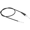 EVGATSAUTO Cavo dell'acceleratore EVGATSAUTO, acciaio inossidabile 110 cm, cavo dell'olio dell'acceleratore per moto a testa dritta in plastica per Pit Dirt Motor Trail Bike Motocross(M10 nero)