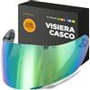 Everalo Visiera per Casco AGV K1 - K1s - K3sv - K5 - K5s - GT2 | Compatibile anche con S4sv - Horizon - Skyline - Strada - Stealth sv - Compact, Lente di Ricambio