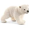 Schleich Wild Life | Cucciolo d'orso Polare, in Corsa 14708 | 4 x 7 x 4 cm | Figura dai 3 anni | figure realistiche di animali | figura animale dettagliata | regalo per ragazze e ragazzi