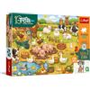 Trefl - La famiglia Treflik, Cerca e trova - Il villaggio - 100 pezzi - Puzzle colorati Cerca e trova, intrattenimento creativo, divertimento per bambini dai 5 anni in su