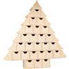 Artemio Calendario dell'Avvento - Albero - 45 x 43,5 x 6,5 cm