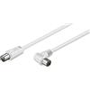 Oem Cavo Antenna TV M/F 5 mt angolato 90°