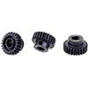 DollaTek 3PCS M0.6 17T-28T Ingranaggio Motore pignone in Metallo per Albero Motore 5mm 1/8 RC Ricambi Auto Motore - 20T 21T 22T ingranaggio