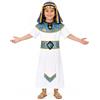 DiULi 5 Pezzi Costume Faraone Egiziano Bambino, Costume Carnevale Bambini