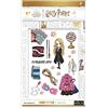 DIAMANTINY Nice Group - Harry Potter Temporary Tattoo - Tatuaggi Temporanei per Bambini, 2 Fogli con Immagini Colorate - cod 21106