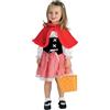 Rubie's Rubies Costume Cappuccetto Rosso per Ragazze e Ragazzi Vestito con Cappuccio Rosso Ufficiale Carnevale Halloween Natale Festa Compleanno