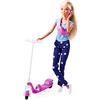 Simba- Steffi Love con monopattino, outfit alla moda, a partire dai 3 anni, 105733650