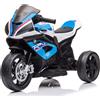 Moto Elettrica per Bambini 12V con Licenza BMW HP4 Sport 3R Blu