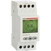 VEMER VE513800 SIMPLY-W - Interruttore Orario Digitale, Timer con Programmazione Settimanale, 2 Moduli Din, Grigio