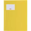 Brunnen Fact! - Cartelletta in PP, formato A4, 24 x 34 cm, con tonalità sfumata di colore, semitrasparente giallo