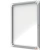Nobo Bacheca Magnetica per Esterno con Serratura, 4 x A4, Gamma Premium Plus, Bianco, 1902577
