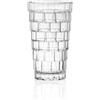RCR Cristalleria Italiana RCR Set di 6 bicchieri Bibita Stack in Luxion, Servizio da Tavola Elegante, 100% Made in Italy, Capacità 38,8 cl