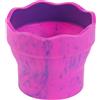Faber-Castell Bicchiere Vaschetta Lavapennelli Clic&Go Viola Faber-Castell