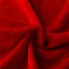 Wambere 100 cm x 160 cm, tessuto di velluto, tessuto al metro, per abbigliamento, per lavori fai da te, bricolage, per palcoscenici, per feste, colore rosso