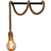 Lumisky Lampada a sospensione solare in corda grande lampadina LED bianco caldo CORDY 2M20