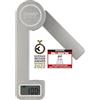 Caso KitchenEcostyle 3266 - Bilancia da cucina digitale con energia cinetica, non necessita di batterie, fino a 5 kg in incrementi di 1 g, ultra piatta, in acciaio inox
