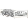vidaXL Letto per bambini bianco 90x200 cm in legno di pino massiccio