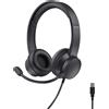 Trust Roha II Cuffie USB con microfono on-ear leggero Cuffie cablate