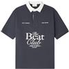 Springfield The Beat Club Relaxed SS Rugby Polo. 100% Bci Cotton Polo Uomo